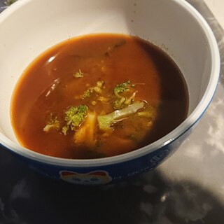 カボチャカレー味噌汁